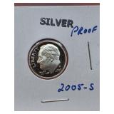 2005-S Proof Roosevelt Silver Dime