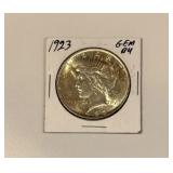 1923 Peace Silver Dollar