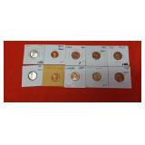 10-1963-1968 Lincoln Proof Pennies