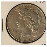 1934-S Peace Silver Dollar