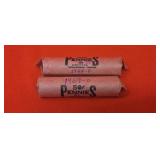 1968D Penny Roll 1969D Penny Roll