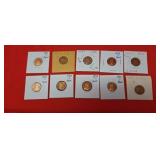 10-1972-1974S Lincoln Proof Pennies
