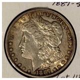 1887-S Morgan Silver Dollar