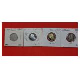 1-1994s Jefferson Nickel Mint Proof 2-1996s