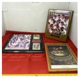 Stan Musial Hall of Fame Plaque with Cards