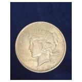 1923 Barber silver dollar