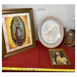Jesus, Angel and Our Lady of Guadalupe Pictures