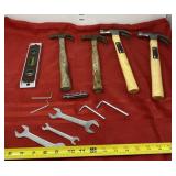 Sheffield Knife, Metric Wrenches, Level, Hammers