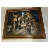 Puzzle Picture of Jesus in the Manger with Mary