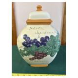 Vintage Hand-Painted Ceramic Cookie or Biscuit