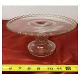 Early American Cake Pan on Pedestal