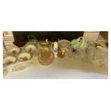 Baskets, Vases, Jeanette Marigold Powder Jar,