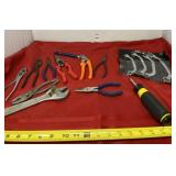5 Piece Obstruction Wrench Set, Pliers and