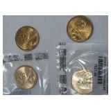4 Sacagawea Dollar Coins