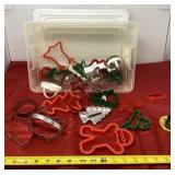 Tote with Plastic and Aluminum Cookie Cutters