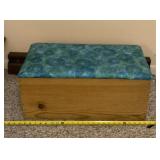 Strand Quality Chest with Padded Vinyl Top.