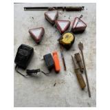 Socket Holder, Work Lights, Tape Measure and