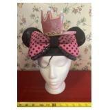 Styrofoam Head with Hat and Tiara