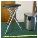 Trash Bin with Seat