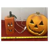 1993 Trendmasters Electric Light Up Pumpkin and