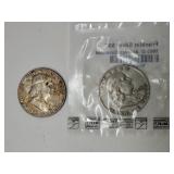 Two 1963 Franklin Silver Half Dollars