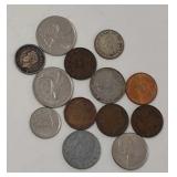 All Canadian Coins One Italian coin