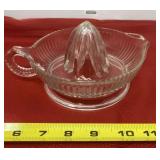 Clear Glass Citrus Juicer