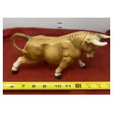 Porcelain Bull Figurine