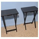 Black TV Folding Trays