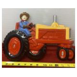 Case Tractor Chalk Art