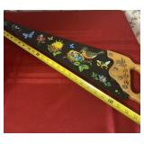 Hand Saw Painted on Both Sides