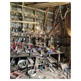 All Tools and Contents on Wall and Bench