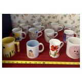 Coffee Cups including John Deere.