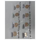 Eight Uncirculated Quarters