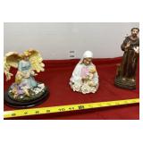 Divine Child, St. Francis of Assisi, and Angel
