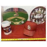 2004 St. Louis Cardinals Collector Plate,Hat,
