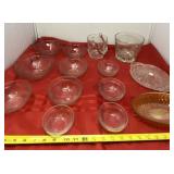 Crystal Clear Tray, Grape Decor Bowls, Carnival