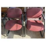 2 Red Chairs