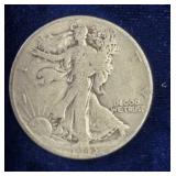 1943 Walking Silver Liberty Half Dollar