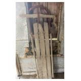 Vintage Wood Sled