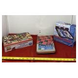 Checkers Game, Toy Story Tin with Puzzle and