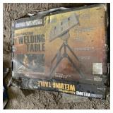 Chicago Electric Adjustable Steel Welding Table
