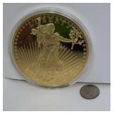1933 gold Double Eagle Proof Layered in 24 Karat