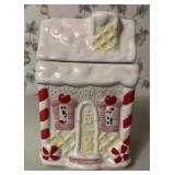 Ceramic Cookie Jar shaped like a Gingerbread