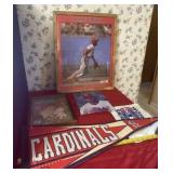 Ozzie Smith Framed Picture, Banner, World Series