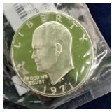 1971 Eisenhower Silver Clad Dollar