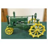 Vintage-Style John Deere OP Cast Iron Tractor
