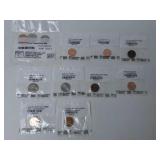 Bison Nickel Uncirculated Lincoln Cents Wheat