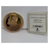 Robert E Lee Man of Honor Layered in 24 Karat