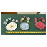 Miniature Ceramic or Resin Floral-Themed